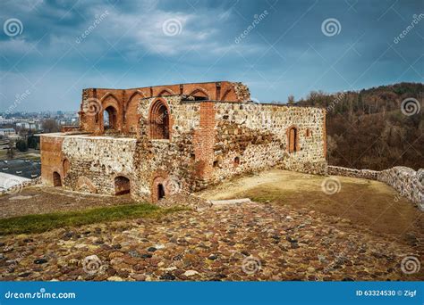 Upper Vilnius Castle Complex Stock Photo - Image of medieval, contrast ...