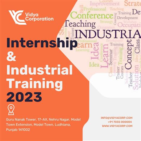 Internship Industrial Training 2023 Vidya Corporation