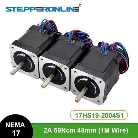 Stepperonline Pcs Nema Stepper Motor Mm Hs S Motor Ncm