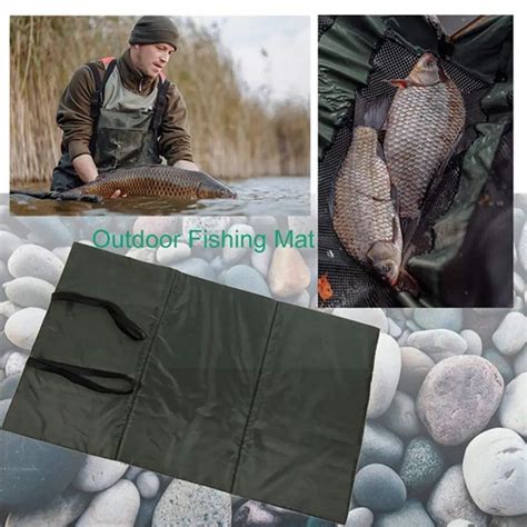 Fishing Unhooking Pad Foldable Carp Fish Landing Mat Tool Mat The