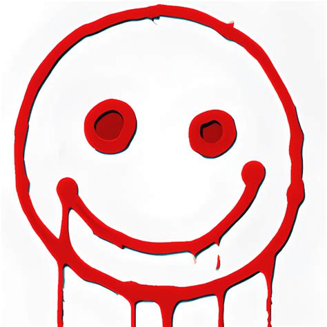 Red John Smiley Face · Creative Fabrica