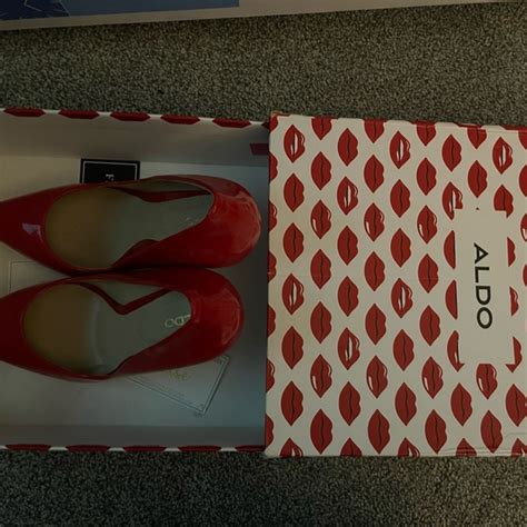 Aldo Shoes Nwt Aldo Stessy K Heels Limited Edition Red High Heels