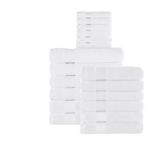 Stylewell Hygrocotton White Piece Bath Towel Set At White The