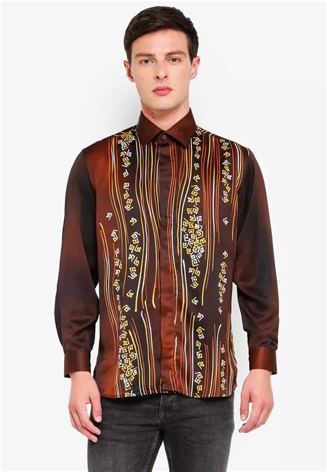 Buy Gene Martino Men S Batik Art Strip Online Zalora