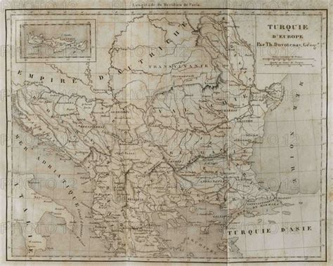 European Turkey Map By Thunot Duvotenay Historia De Turquia By Joseph