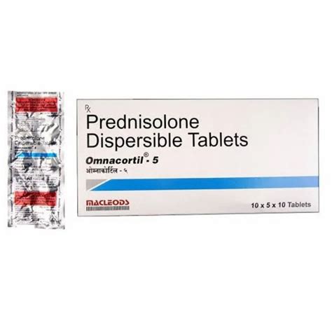 Omnacortil 5mg Tablets At Rs 500 Stripe Prednisolone Tablet In Nagpur