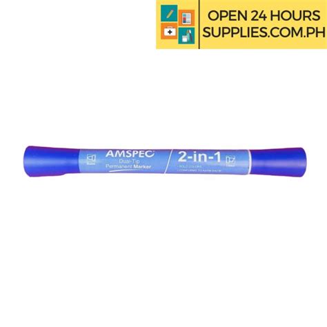 Marker (Amspec) Permanent Dual Tip - Supplies 24/7 Delivery