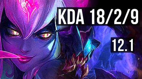 EVELYNN Vs REK SAI JNG 18 2 9 66 Winrate Legendary EUW Diamond