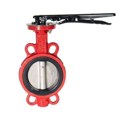 Handle Manual Center Line Wafer Butterfly Valve Cast Ductile Iron