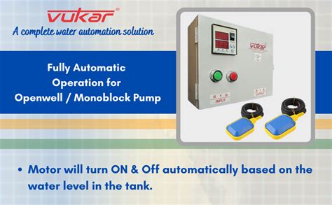 Vukar Three Phase Digital Dol Fully Automatic Wlc Openwell Monoblock