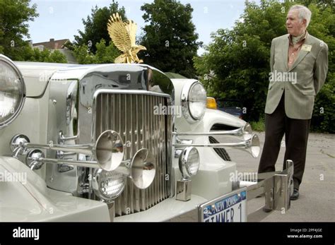 Art Zimmer Owner Of The Zimmer Motor Car Company Is Pictured With A