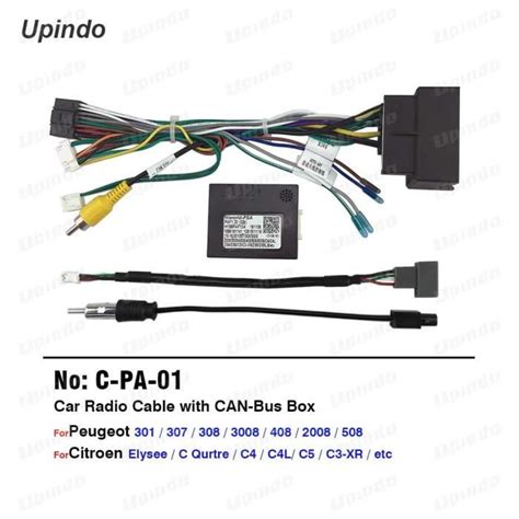 Can Box And Cable C Ble Autoradio Can Bus Pour Peugeot