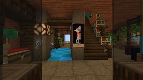 Interior Decorators: Modern Jungle House (Cedar Estate) Minecraft Map