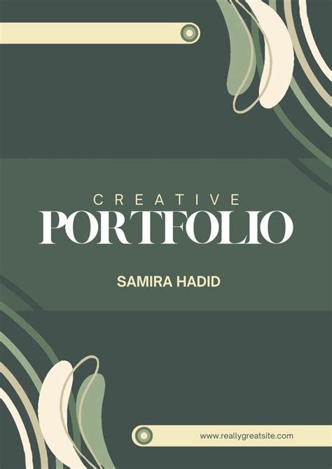 page   portfolio cover page templates    print canva