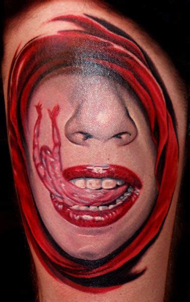 Face Tattoo By Antonio Proietti Post 6866 Scary Tattoos Tattoos