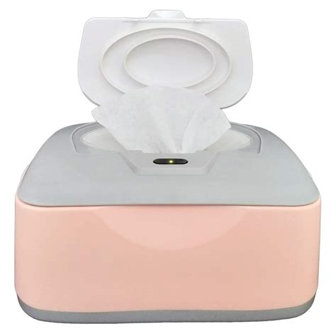 Baby Wet Wipes Warmer Dispenser Holder And Case With Easy Press On