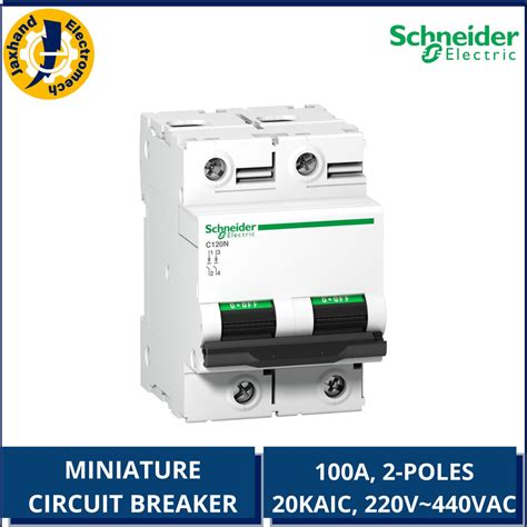 Schneider Miniature Circuit Breaker A Poles Kaic V Vac