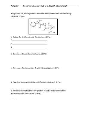 Ausfüllbar Online chemie uni koeln Klausur07 02 11 x Fax Email Drucken