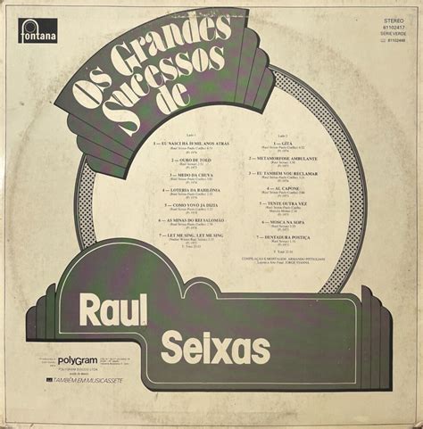 Raul Seixas Os Grandes Sucessos Estilha Os Discos