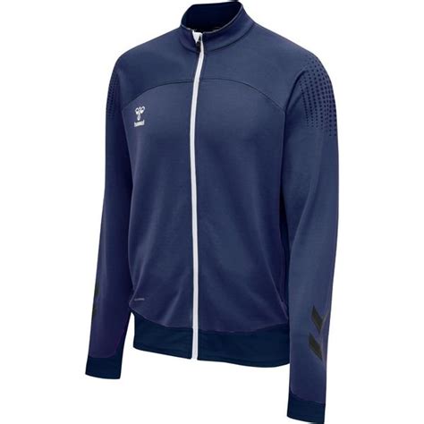 Hummel Lead Veste d Entraînement Bleu Marine unisportstore fr