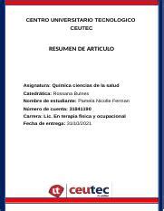 Estequimetria Guia Docx CENTRO UNIVERSITARIO TECNOLOGICO CEUTEC