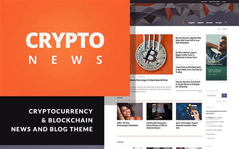 Crypto News Tema De Wordpress Sobre Criptomonedas Y Bitcoin