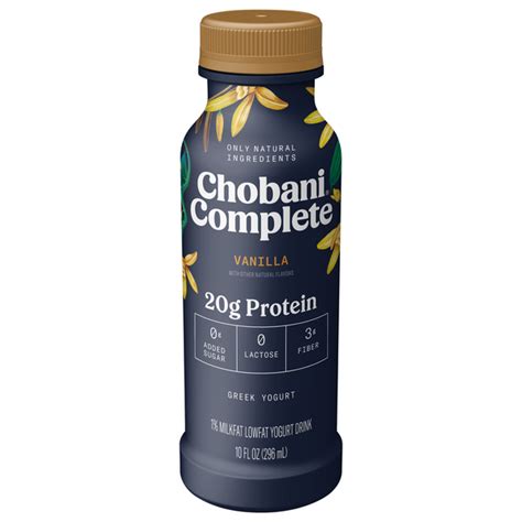 Save On Chobani Complete Vanilla Greek Protein Yogurt Drink Order