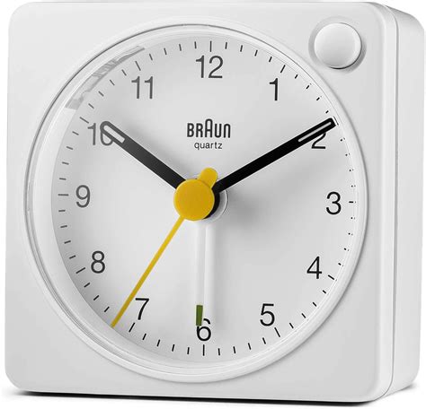 Amazon Braun Classic Travel Analogue Clock With Snooze And Light