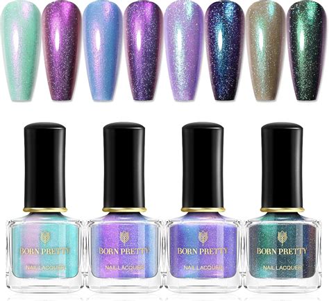 Born Pretty Botellas Nail Art Nail Glimmer Esmalte De U As Camale N