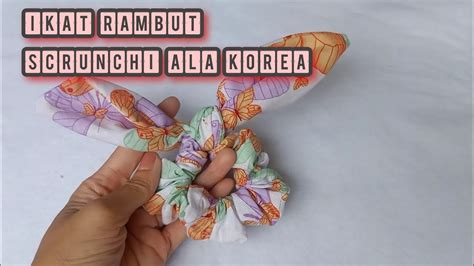 Aksesoris Rambut Tutorial Membuat Ikat Rambut Ala Korea Ikat Rambut