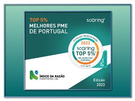 TOP 5 Melhores PME de Portugal Grupo Razão