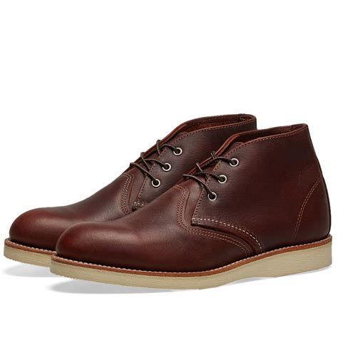 Red Wing 3141 Heritage Work Chukka Briar Oil Slick End