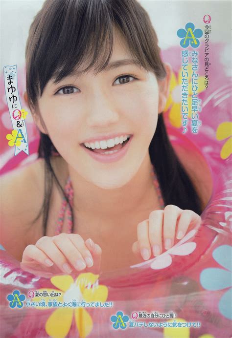 Weekly Shonen Champion No24 2014 Watanabe Mayu Photo 37087467 Fanpop