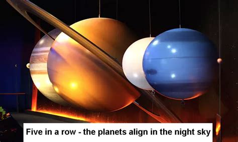 Five in a row - the planets align in the night sky - TAGG - The ...