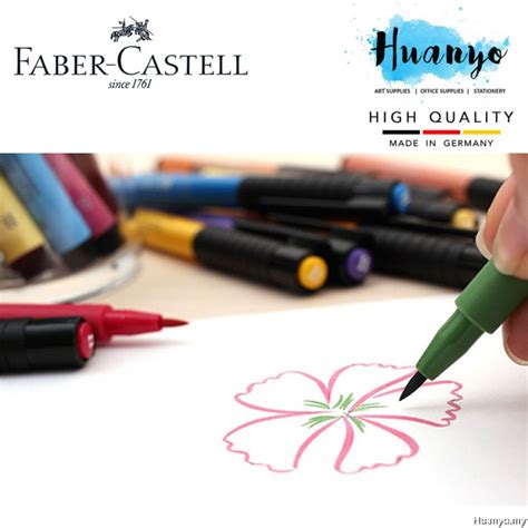 Faber Castell PITT 6 Artist Brush Pens Light Skin Tones