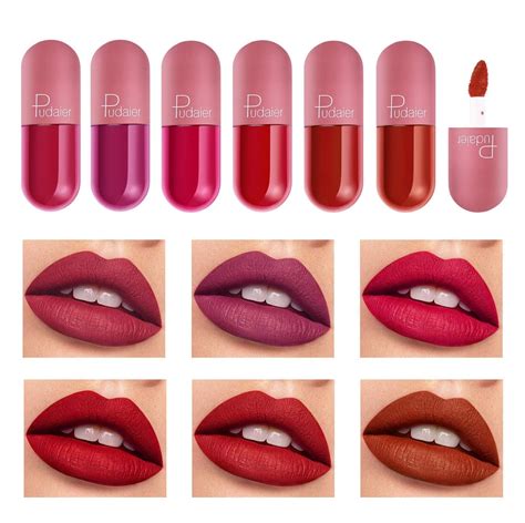 Pcs Matte Liquid Lipstick Set Cute Capsule Superstay Matte Ink