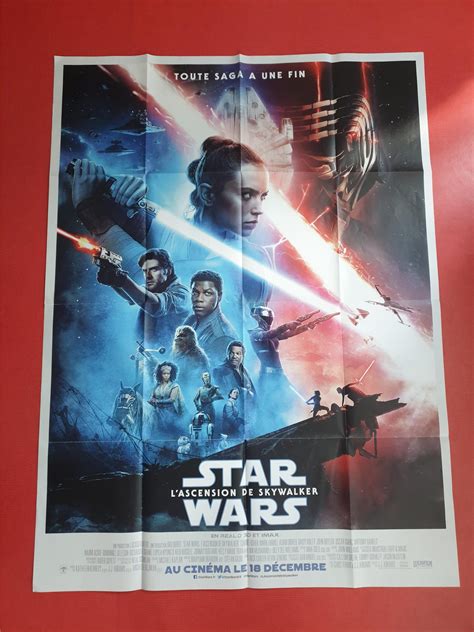 Affiche Star Wars L Ascension De Skywalker 120X160