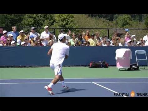 Novak Djokovic Backhand And Volley In Slow Motion Hd Quality