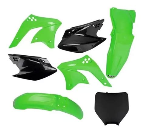 Kit Plastico Completo Kxf 250 06 08 Ufo Verde Parcelamento Sem Juros