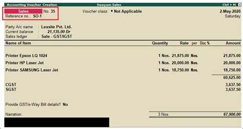 Sales Order Processing In Tallyerp9