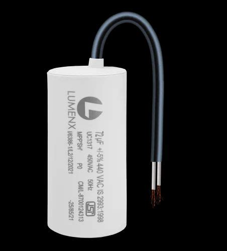 Lumenx Motor Run Capacitor 72mfd At Rs 230 Piece Motor Run Capacitors