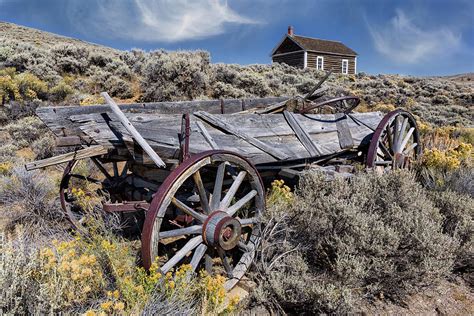 Antique Farm Wagon in Wyoming Photograph by Kathleen Bishop - Pixels