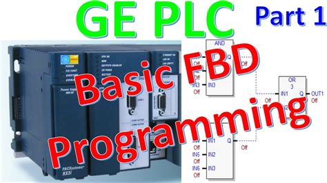 GE PLC Basic Function Block Diagram By Using Software Proficy Machine