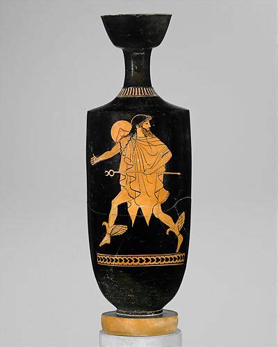 Attributed To The Tithonos Painter Terracotta Lekythos Oil Flask