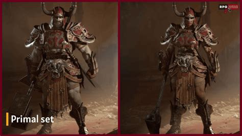 Diablo Barbarian Armor Sets Outfit Transmogs Rpgwire