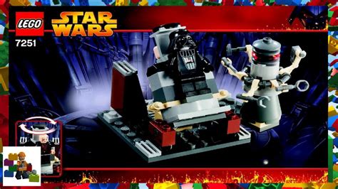 Lego Instructions Star Wars 7251 Darth Vader Transformation Youtube