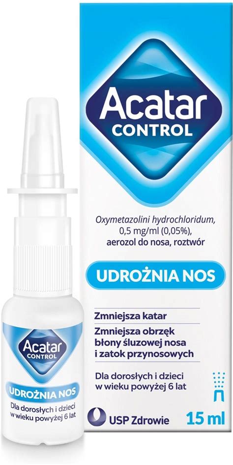 ACATAR CONTROL Aerozol Do Nosa 15 ML Opinie I Ceny Na Ceneo Pl