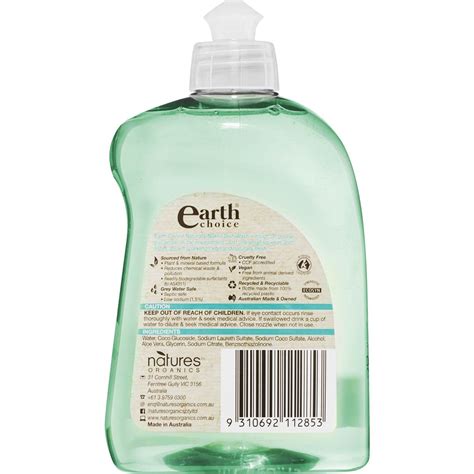 Earth Choice Naturally Naked Dishwashing Concentrate 500ml Woolworths