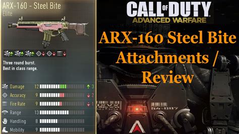 Call Of Duty Advanced Warfare Elite Gun Reviews ARX 160 Steel Bite