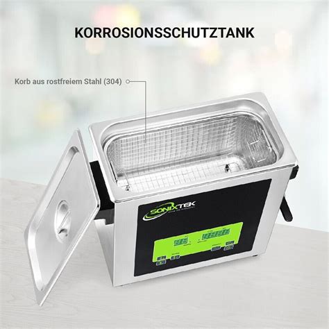 Sonixtek Ultraschallreinigungsger T L Ultraschallreiniger W Schmuck